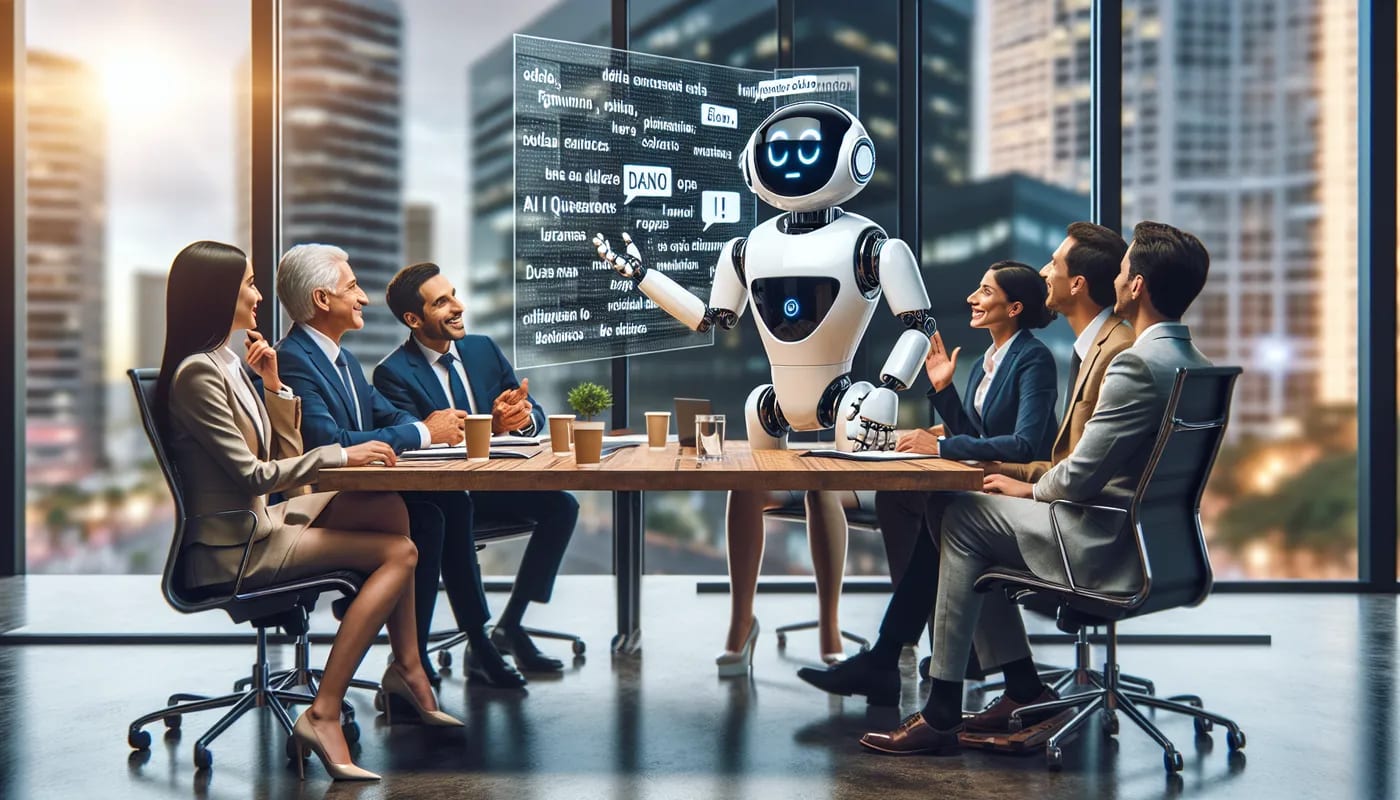 Check out the legs on that AI robot!